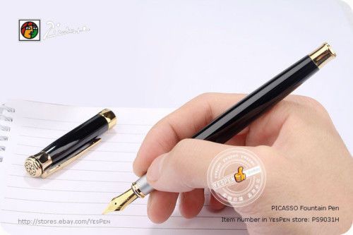 NEW Picasso Fountain Pen PS903 SWEEDEN FLOWER KING Lacquered GT