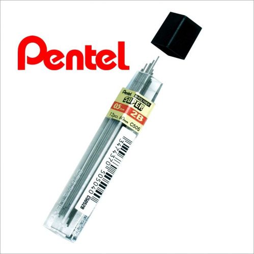 Pentel hi-polymer mechanical pencil leads refill 0.5 mm leads (12 pcs) - 2b for sale
