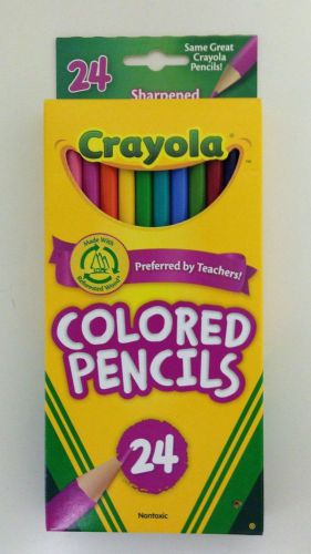 Crayola (68-4024) Long Colored Pencils 24 Count