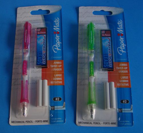 2 paper mate clearpoint 0.7mm mechanical pencil #2 lead for sale