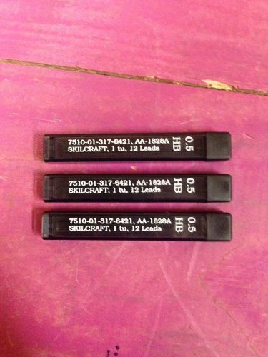 Skilcraft Mechanical Pencil Lead Refill - 0.5mm - Black (A4)