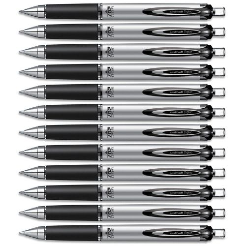 Uni-ball 207 impact rt bold 1.0mm point gel pen black ink 12-pens 65870 for sale