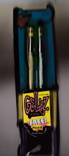 Sanford Uniball GELLYZ Scents Unopened NOS 2 Pens Yellow/Green 2000