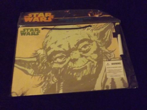 new Star Wars Yoda dry erase board with hanger post note chores school supplies
