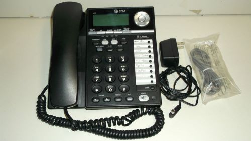 AT&amp;T 2 Line Speaker Phone model # 993 with digital display ATT corded telephone