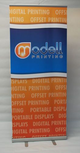 Retractable Rollup Banner Stand with Print &amp; Carrying Case