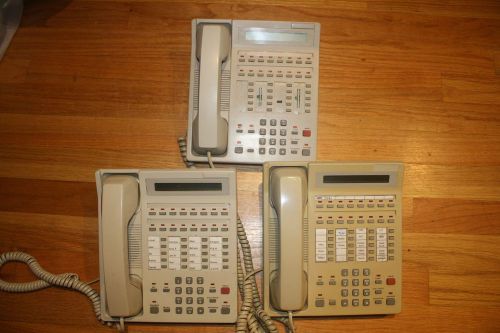 Lot of 3 NEC ETT-16-116 Button Speaker Display Phone corded speaker phone