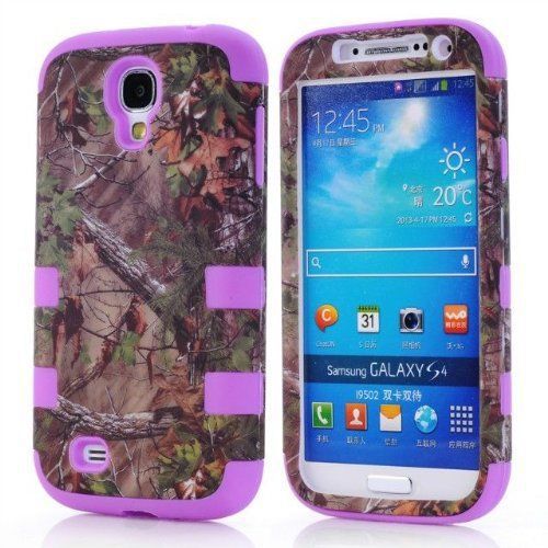 Voguesia Branch Pattern Plastic Hard Cover Camo Triple Hybrid Silicone Case for.