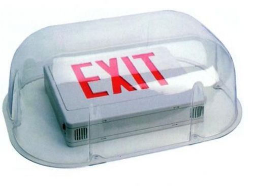 Morris products vandal / environmental shield guard for emergency light for sale