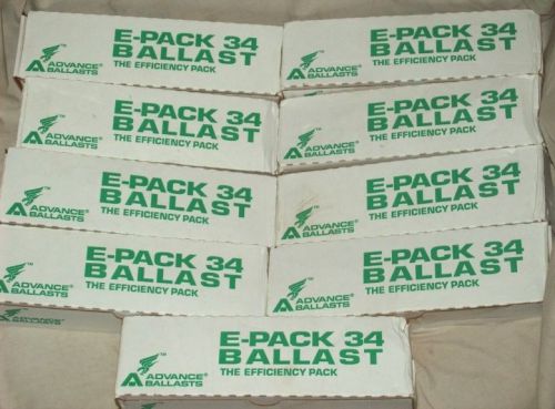 MIB*Advance Rapid Start Ballast LOT*F4OT12*9 Pieces*R-2S34-TP*120-Volts*60-Hertz