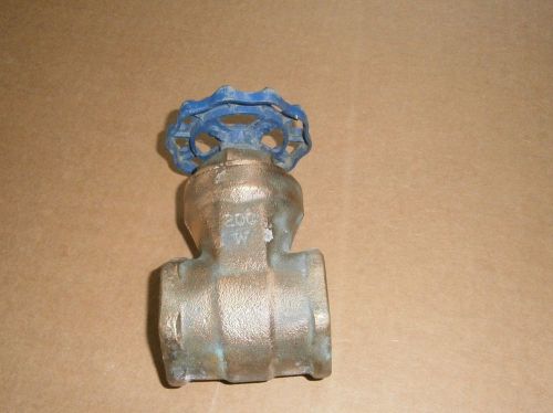 Nibco&#034; 1  1/2  inch brass threaded gate/shut-off valve for sale