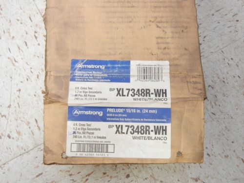 BOX OF 56 ARMSTRONG XL7348R-WH NEW WHITE PEAKFORM XL 4 FOOT CROSS TEES XL7348RWH
