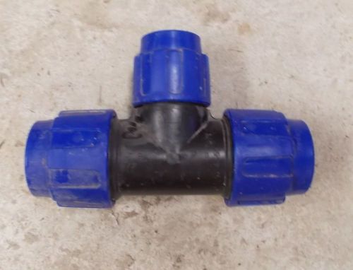 Cepex Piping Systems Performance Series, 63x50x63 90 degr reducing Tee 01520