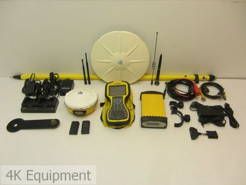 Trimble sps855 &amp; sps882 base/rover gnss gps receiver kit w/ tsc3, 900 mhz radios for sale