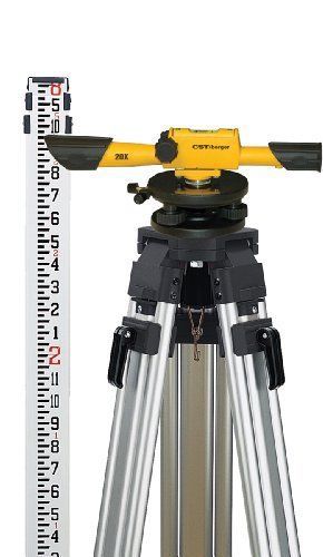 NEW CST/Berger 54-135K Econo 20X Level Package with Tripod  Rod  and Carrying Ca