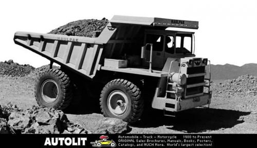 1982 wabco haulpak 35 dump truck photo poster zc4528-284pwi for sale