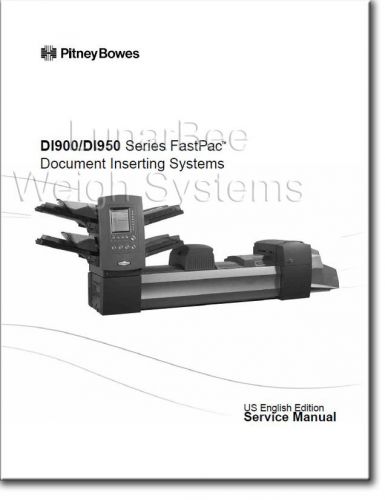 Pitney Bowes Repair Service &amp; Parts Manuals for DI900 / DI950 Inserter
