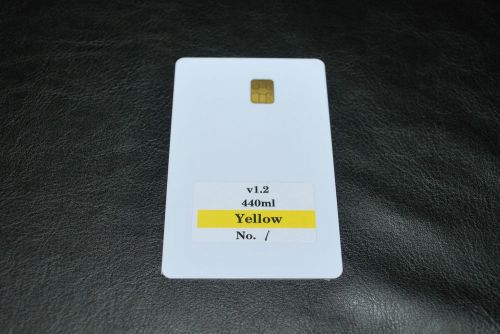 Mutoh Smart Card (Yellow 440ml v.1.2) for Mutoh Printers. US Fast Shipping