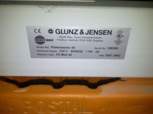 Glunz &amp; jensen pro stacker 105/850 mm/33.5&#034; for sale