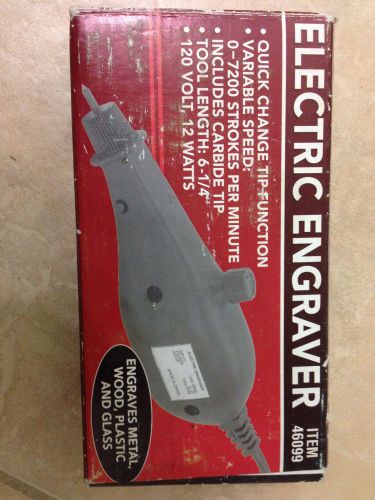 Electric Engraver 46099 Metal,Plastic,Wood &amp; Glass