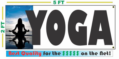 YOGA Full Color Banner Sign 4 Martial Arts Dance Studio Cardio Class Pilates