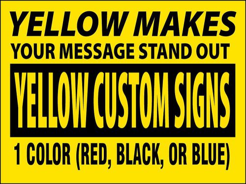 30 -24&#034;x18&#034; Business / Political Custom Yard Signs 1 Sided