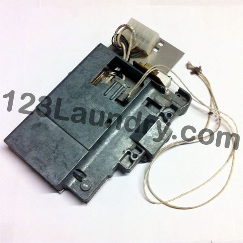 Maytag frontload washer doorlock assembly for 20lbs, 30lbs, 40lbs y23002897 used for sale