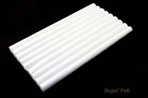 White Velvet Ring Slot Full Size Foam Pad With 8 Sections 14 1/8&#034; X 7 5/8&#034;