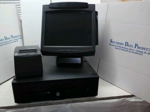 NCR 7402-1152 W/7198-2005 DOUBLE SIDED THERMAL PRINTER W/NEW 2189-CASHDRAWER