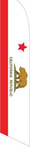 CALIFORNIA STATE 15&#039; BUSINESS SWOOPER FLAG FLUTTER SUPER SIGN FEATHER BANNER