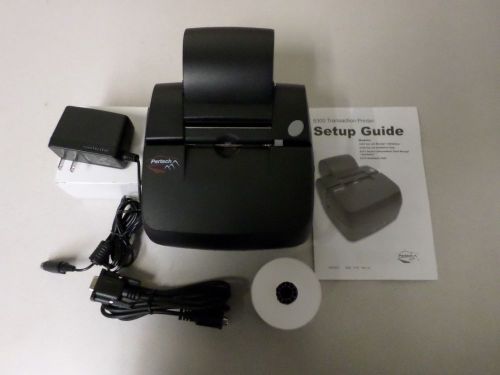 Pertech 5351 InkJet Validation Printer with ink cartridge ac adapter and paper