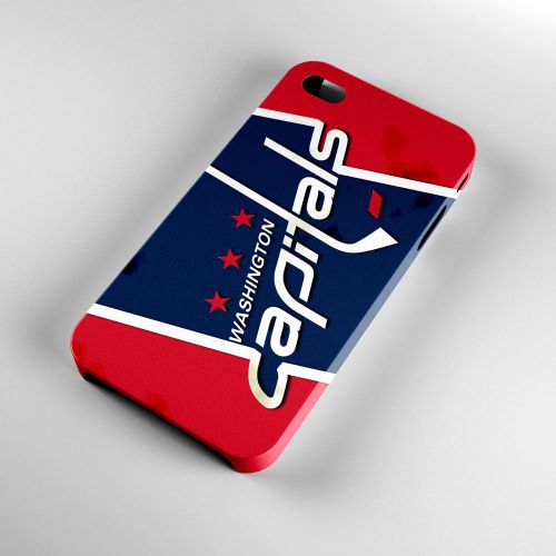 Washington Capitals Ice Hockey Team iPhone 4/4S/5/5S/5C/6/6Plus Case 3D Cover