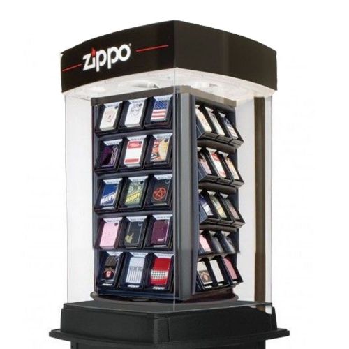 Zippo Motorized Lighted Countertop Display 60 pcs