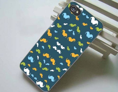 Samsung Galaxy and Iphone Case - Full Mustache Logo Colourful