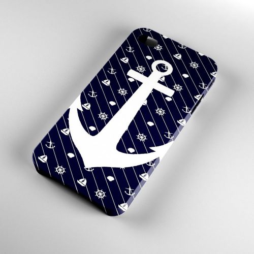 Anchor Sailor Logo 3D iPhone 4/4s/5/5s/5C/6 Case Cover Kj34