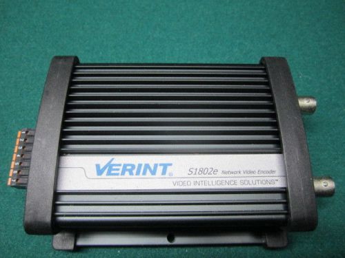 Verint S1802E Network video encoder, dual port, H.264 High Performance