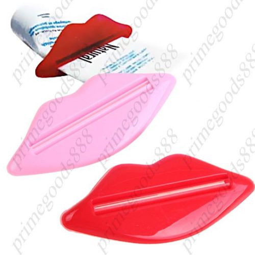 2 x sexy lip design versatile tube squeezer toothpaste dispenser free shipping for sale