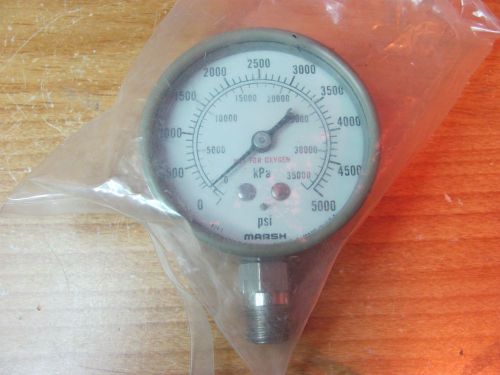 Marsh Pressure gauge 5000 PSI 35000 kPa