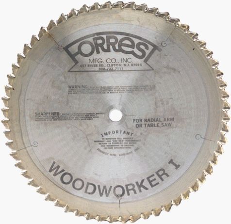 Woodworker I 10 Tooth Atb Saw Blade With 5/8 Arbor Ww10607100