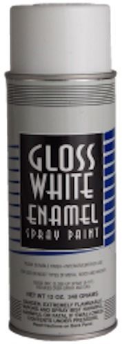 Hi tech gloss white enamel spray paint 12 oz. for sale
