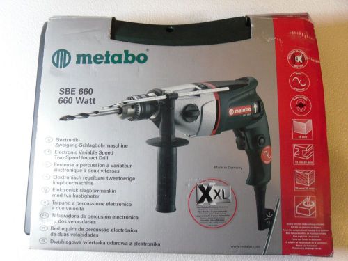 Metabo sbe660 sbe 660 600661620 1/2&#034; hammerdrill hammer drill new for sale