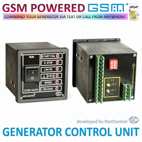 Mobile Network Operated Generator/Engine/Fire Fighting Pump GSM Control Module