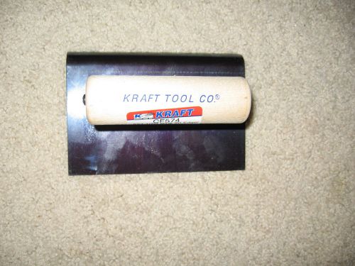 6&#034; X 4&#039;&#039; Blue Steel Hand Edger 1/2&#034; radius-Concrete Tool-Made in the USA
