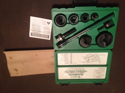 GREENLEE SLUGBUSTER 7238SB KNOCKOUT PUNCH SET 1/2&#034; TO 2&#034; WITH CASE FREE SHIPPING
