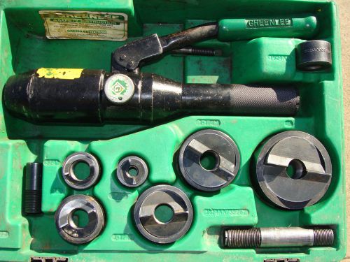 GREENLEE 7806SB QUICK DRAW HYDRAULIC KNOCKOUT PUNCH SET *worksgr8* NR