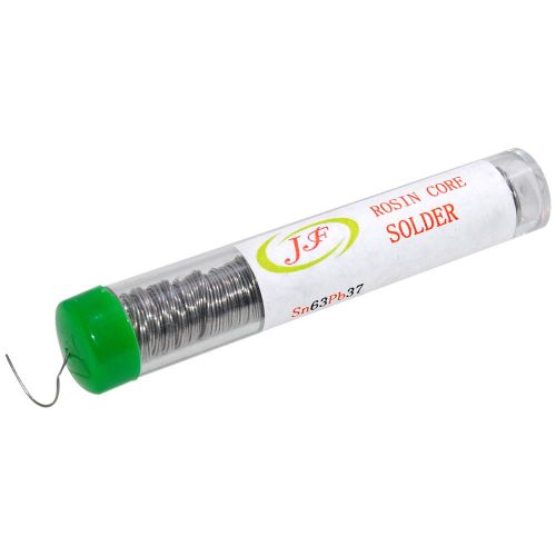 2x 63/37 tin lead rosin core flux 0.6mm diameter soldering solder wire tubes 25g for sale