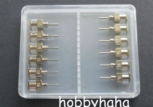 18g 24pcs 1/4&#034;   blunt stainless steel dispensing syringe needle tips for sale