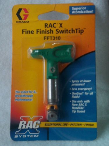 Graco FFT310 RAC X Fine Finish SwitchTip Airless Spray Tip 310 free shipping