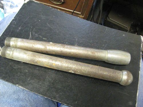 2 Vintage Pipe Threader Handles Used w/ Ridgid 11-1/2&#034; Long