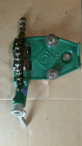New, greenlee 467, pipe chain vise holds 1/8&#034; to 5&#034; pipe, for sale